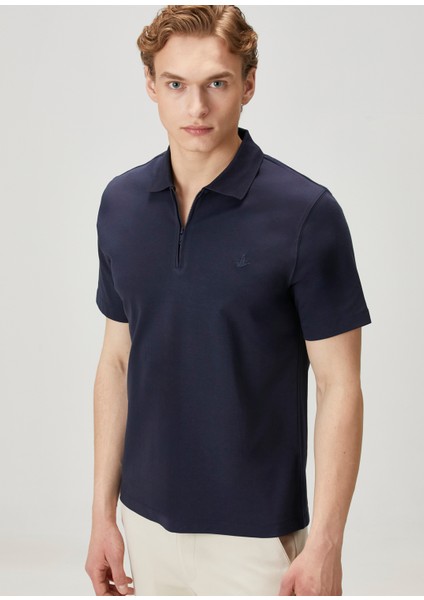 Comfort Fit Lacivert Polo T-Shirt fiyatları