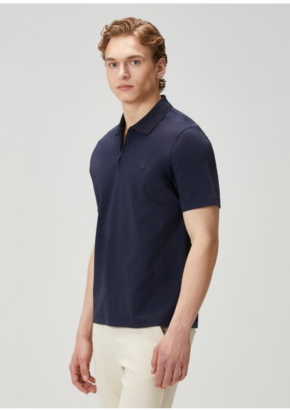 Comfort Fit Lacivert Polo T-Shirt fırsatları