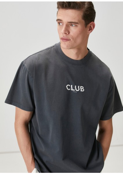 Antrasit Oversize T-Shirt