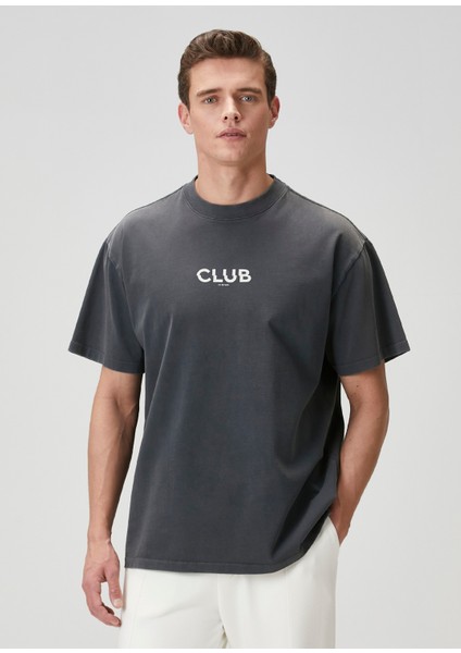 Antrasit Oversize T-Shirt