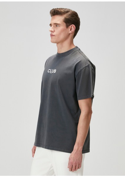 Antrasit Oversize T-Shirt