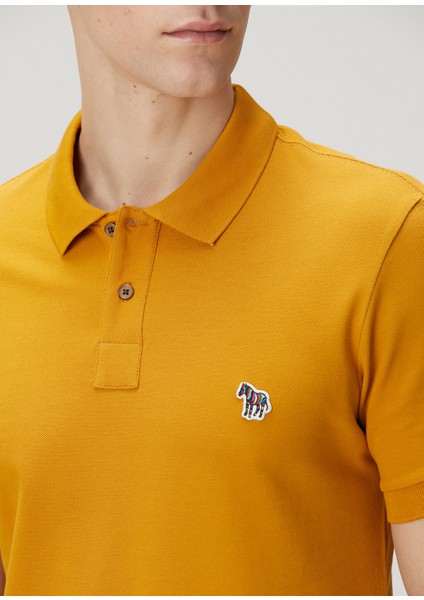 Hardal Polo Yaka Organik Pamuk T-Shirt indirimleri