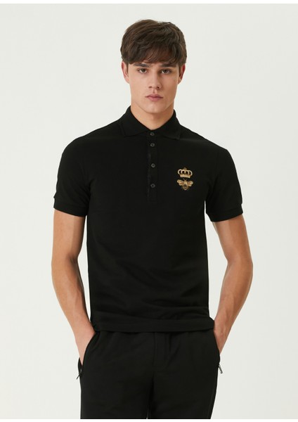 Siyah Polo Yaka T-Shirt
