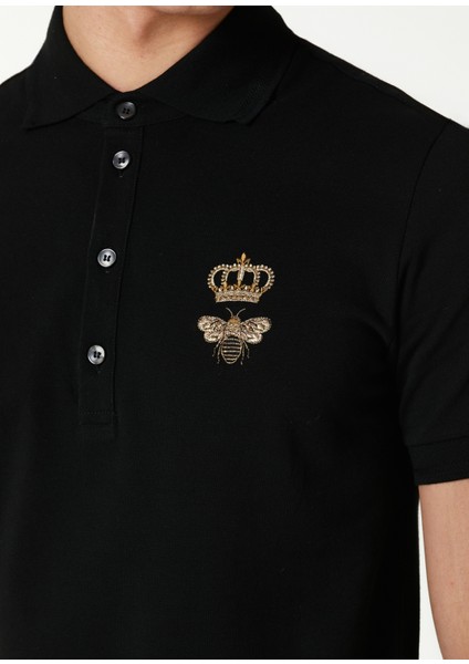 Siyah Polo Yaka T-Shirt indirimleri