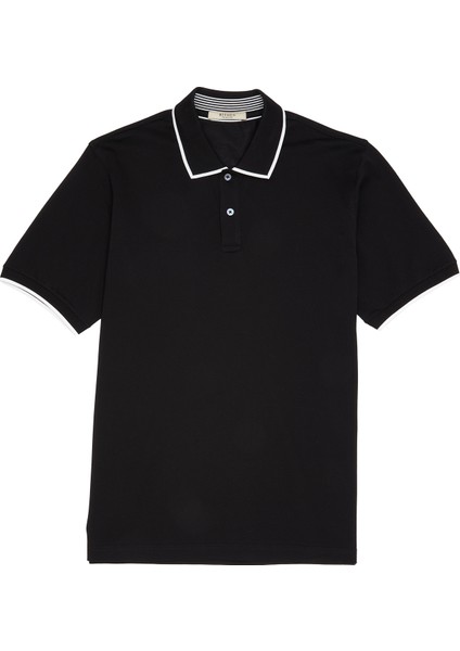 Siyah Polo Yaka T-Shirt
