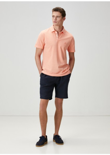 Comfort Fit Kayısı Polo Yaka T-Shirt modelleri