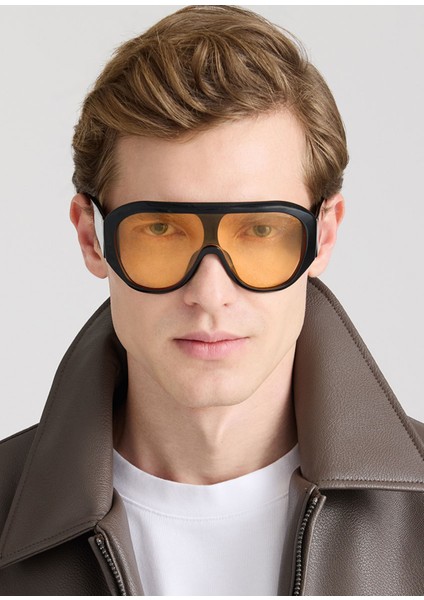 Cr 80058 C4 Siyah Asetat Unisex Güneş Gözlüğü