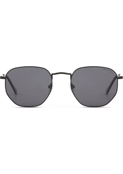 Ds 2391 C4 Mat Siyah Metal Unisex Güneş Gözlüğü