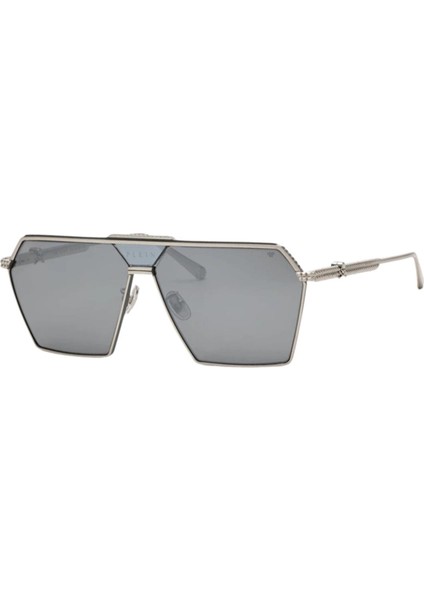 SPP076V 539X Gümüş Metal Unisex Güneş Gözlüğü