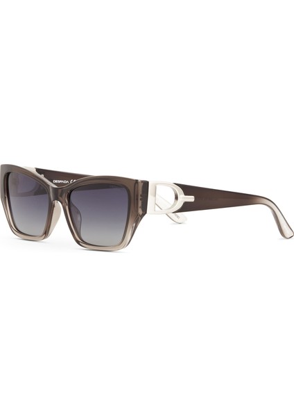 Ds 2358 C2 Cat Eye Gri Asetat Kadın Güneş Gözlüğü