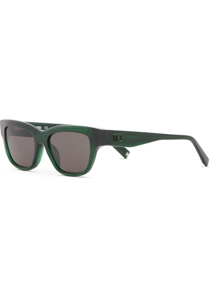 Hm 1671 C4 Kare Yeşil Asetat Unisex Güneş Gözlüğü