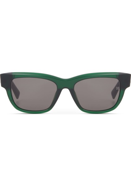 Hm 1671 C4 Kare Yeşil Asetat Unisex Güneş Gözlüğü