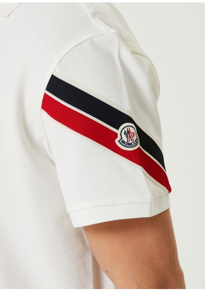 Beyaz Polo Yaka T-Shirt