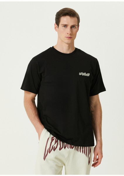 Relaxed Fit Siyah T-Shirt