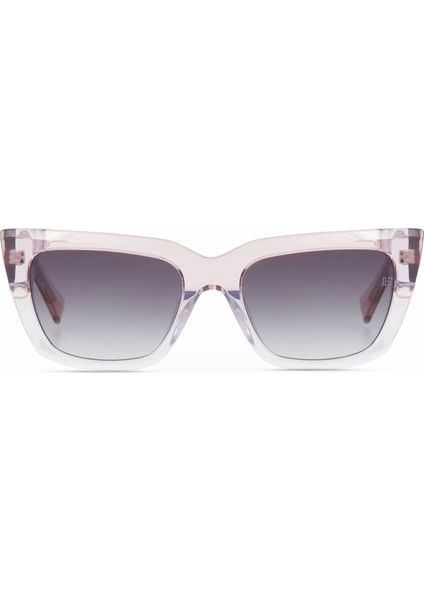 Hm 1680 C4 Cat Eye Şeffaf Pembe Asetat Kadın Güneş Gözlüğü