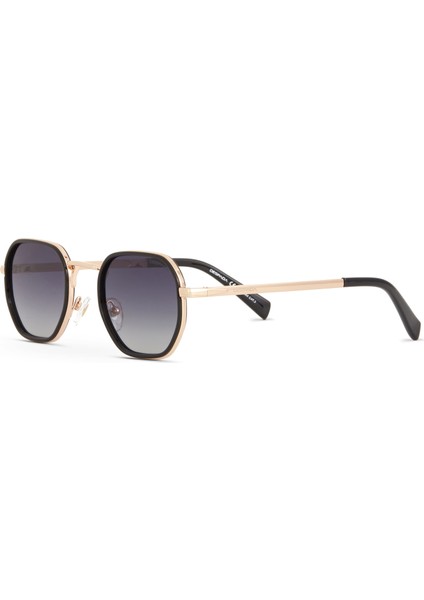 Ds 2361 C1 Siyah Altın Rengi Metal Unisex Güneş Gözlüğü fiyatları