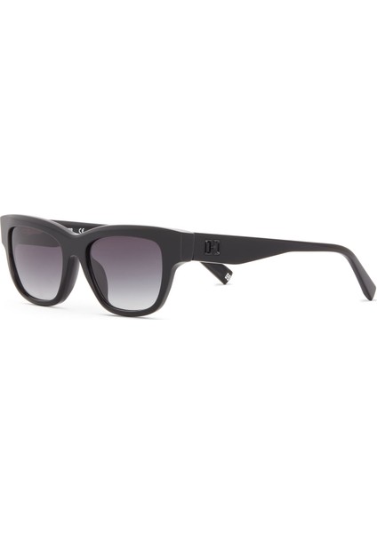 Hm 1671 C1 Kare Siyah Asetat Unisex Güneş Gözlüğü