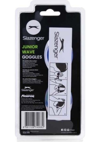 Mavi Jr Yüzücü Gözlüğü, Suya Dayanıklı ve Konforlu Tasarım indirimleri