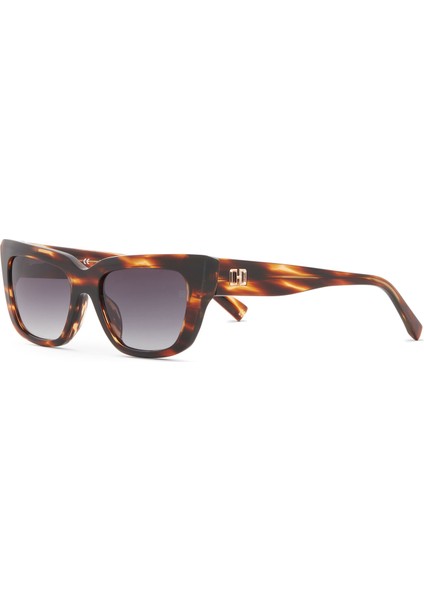 Hm 1680 C2 Cat Eye Havana Asetat Kadın Güneş Gözlüğü