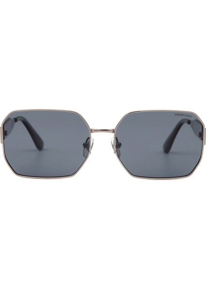 Ds 2315 C2 Gümüş Siyah Unisex Güneş Gözlüğü