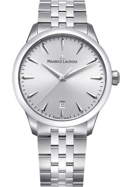 ML-751007SS002130-1 Metalik Gri Çelik Unisex Kol Saati