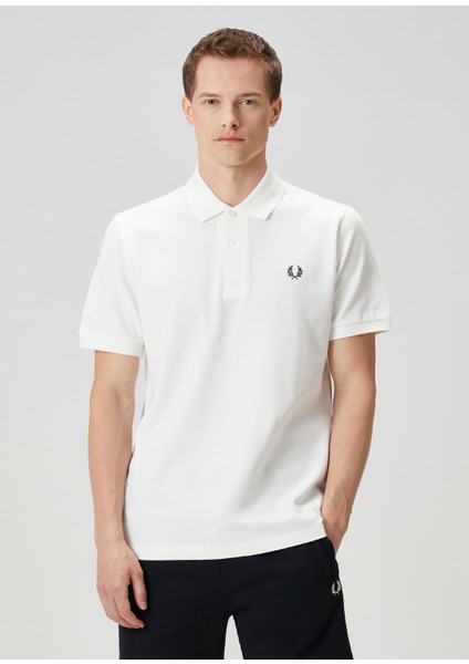 Beyaz Polo Yaka T-Shirt
