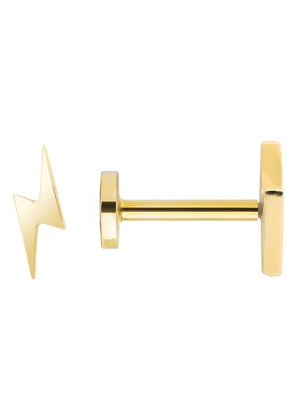 Carla 14 Ayar Altın Piercing