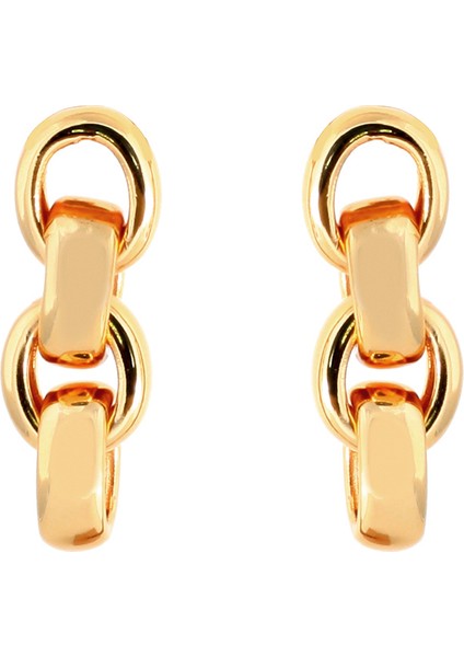 Malin Gold Kadın Altın Kaplama Küpe
