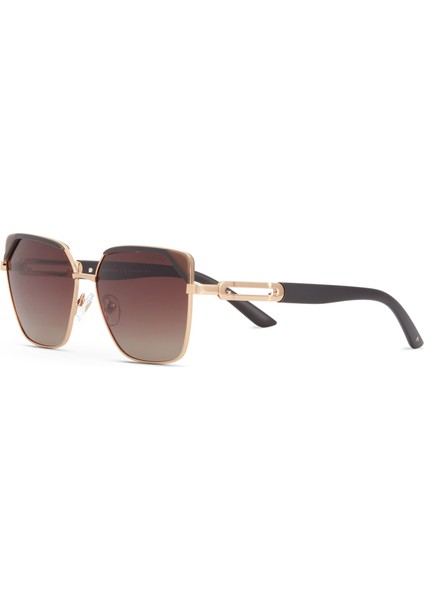 Ds 2395 C2 Cat Eye Altın Rengi Metal Kadın Güneş Gözlüğü