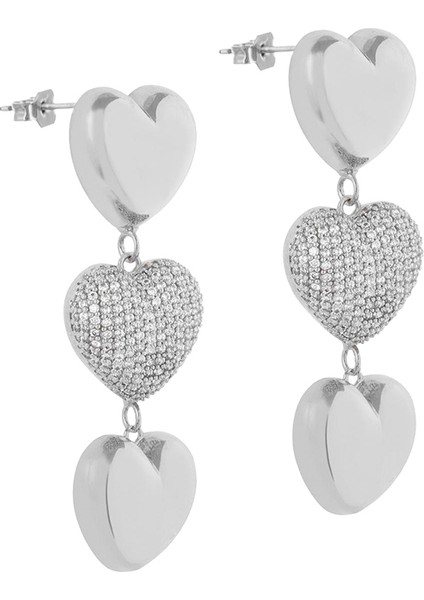 Lovebomb Rhodium Pirinç Üzeri Altın Kaplama Kadın Küpe fiyatları