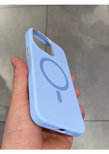 Iphone 14 Pro Max Uyumlu Magsafe Şarj Destekli Içi Kadife Silikon Kılıf modelleri