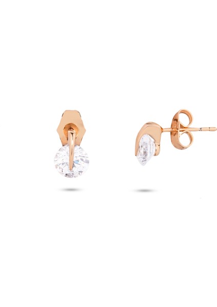 Laura Zirkon Taşlı Rose Gold Kaplama Kadın Bijuteri Set fiyatları