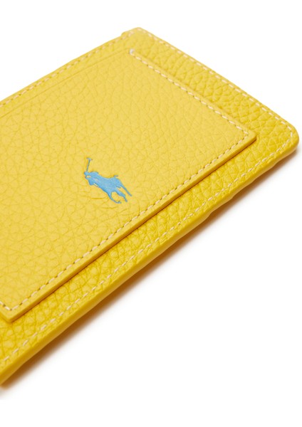Polo Pony Sarı Kadın Deri Kartlık