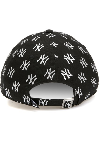 New York Yankees Metallic Mono Siyah Kadın Şapka