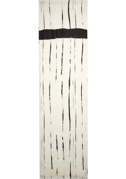 Bej Keten Karışımlı Unisex Şal