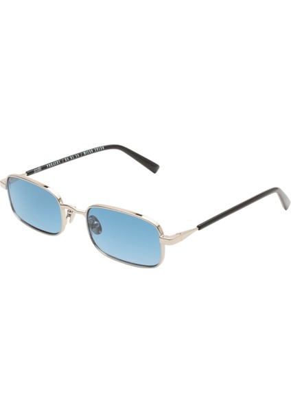 Gümüş Lacivert Metal Unisex Güneş Gözlüğü fiyatları