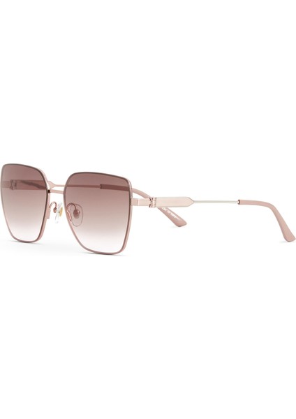Ds 2350 C3 Kelebek Pudra Pembe Metal Kadın Güneş Gözlüğü