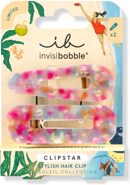 Clipstar Au Soleil Dazzling Wave Kıskaçlı 2'li Saç Tokası fiyatları
