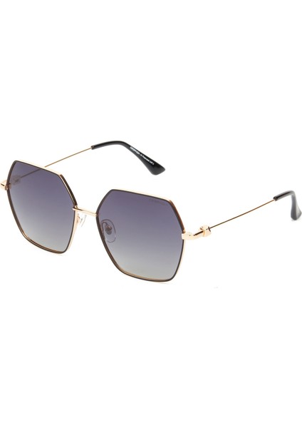 Ds 2293 C1 Geometrik Metal Altın Kadın Güneş Gözlüğü fiyatları