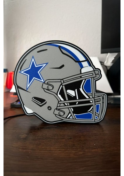 Dallas Cowboys Tasarımlı Gece Lambası fiyatları