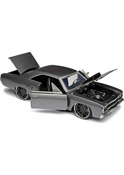 1:24 Hızlı ve Öfkeli Fast & Furious 1970 Plymouth Araba modelleri