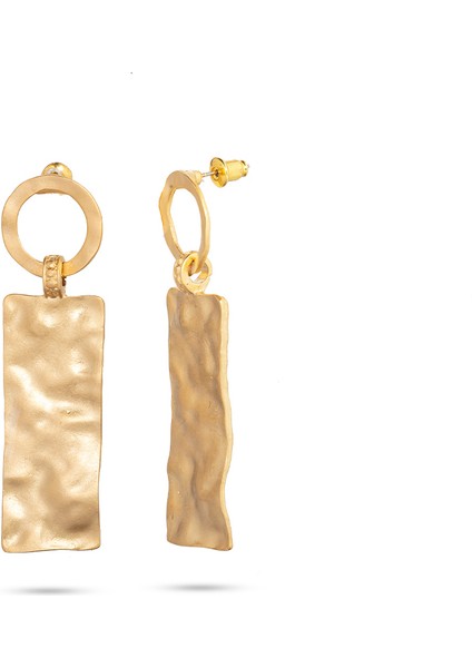 Sarritta Gold Zirkon Taşlı Kadın Küpe