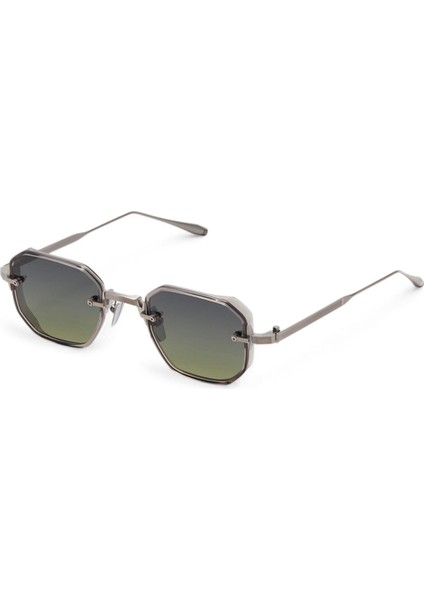 Juno-Two AKS-307C 47 Gümüş Asetat Unisex Güneş Gözlüğü