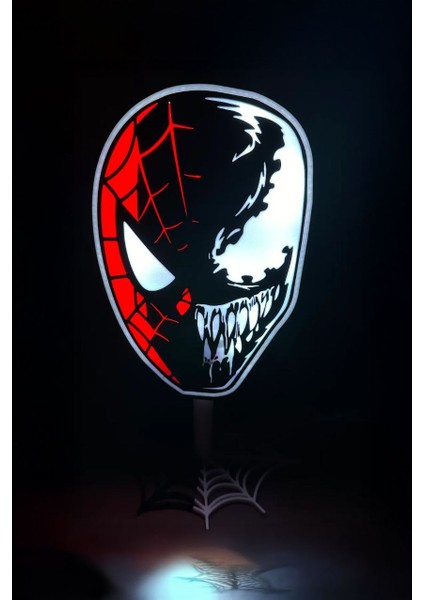 Spider-Man ve Venom Tasarımlı Gece Lambası