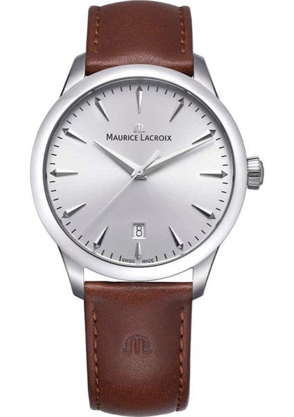 ML-751007SS001130-3 Kahverengi Deri Unisex Kol Saati