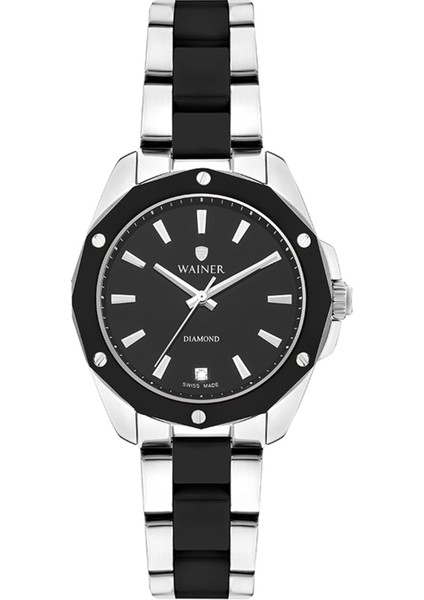 WA.18050-A Gri Çelik Kol Saati