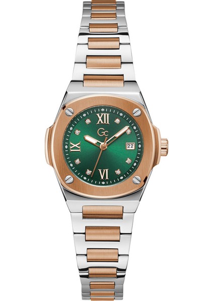 GCZ12001L9MF Rose Gold Metalik Gri Kadın Kol Saati