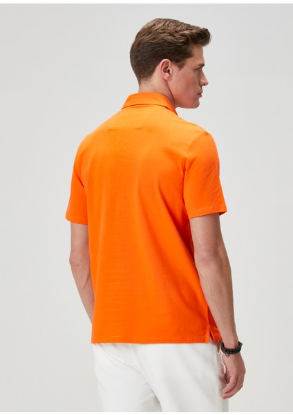 Comfort Fit Turuncu Polo Yaka T-Shirt indirimleri