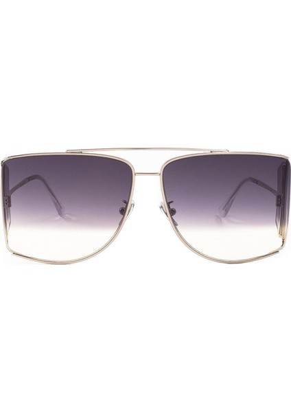 Autore Fho Gri Metal Unisex Güneş Gözlüğü