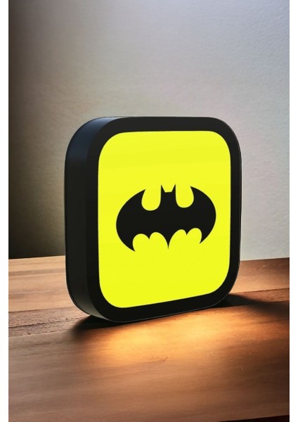 Batman Logolu Dekoratif Aydınlatma